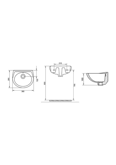 28x35 Oval Lavabo Turavit Diğer