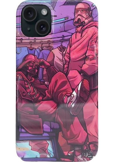 Apple Uyumlu iPhone 15 Kılıf Aesir Seri Desenli Sert Kapak