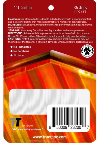 True Tape Elastibond Protez Saç Bandı 36 Adet Oval 1"C