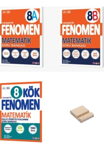 Lgs 8. Sınıf A - B Ve Kök Serisi Matematik Soru Bankaları 3 Kitap
