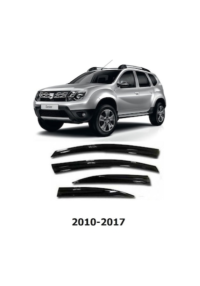 Dacia Duster Cam Rüzgarlığı 2010-2017 Parlak Siyah Ithal