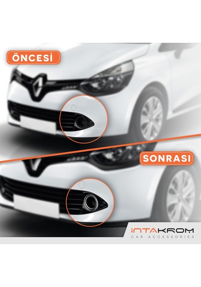 intakrom Renault Clio 4 Sport Tourer Krom Sis Çerçevesi - 2012-2015