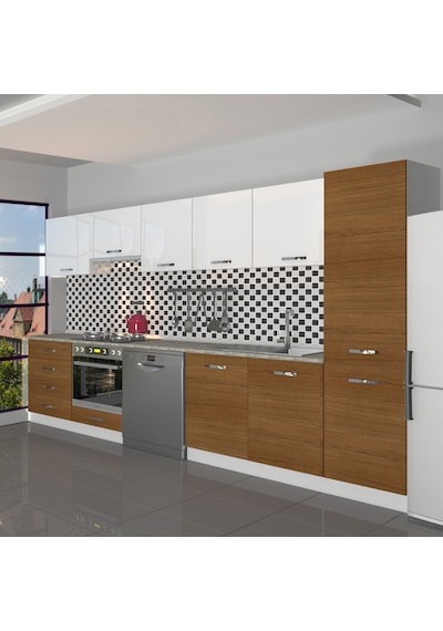 Decoraktiv Elite 325q Ankastre Fırın Modüllü Mdf Hazır Mutfak Dolabı - Tezgah Dahil - Ceviz - Beyaz Beyaz - Ceviz Decoraktiv Elite 325q Ankastre Fırın Modüllü Mdf Hazır Mutfak Dolabı - Tezgah Dahil - Ceviz - Beyaz Beyaz - Ceviz