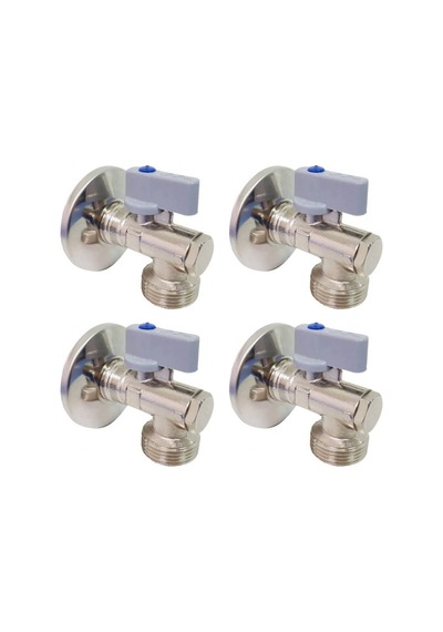Eca Filtreli Çamaşır / Bulaşık Makinası Musluğu 1/2 4 Adet 602111059 Krom