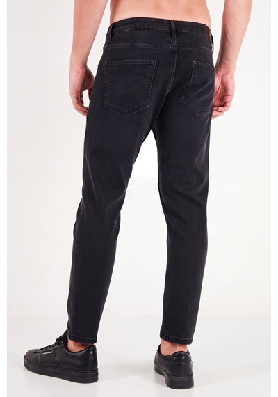 Buratti Pamuklu Normal Bel Boru Paça Jeans Erkek Kot Pantolon 5901f03mılano Siyah
