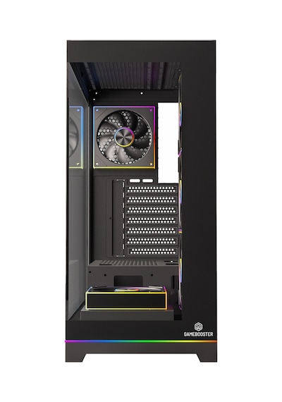 Gamebooster Nyvra Sync 850w 80+ Bronze Atx3.1 Gen5.1 Seaview Argb Atx Mid Tower Siyah Kasa