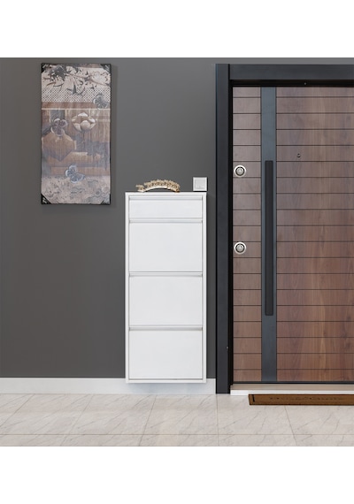 Kaser Metal 3'Lü Ekstra Metal Ayakkabılık (548177291) Beyaz