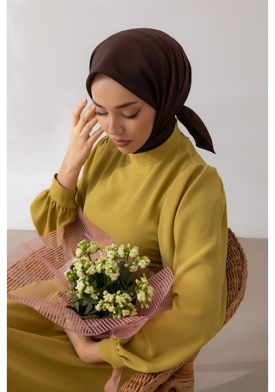Silk Home Twill Eşarp 11343-50 Acı Kahve