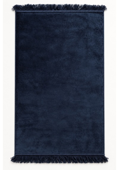 Düz Velur Kadife Seccade 70x110 Cm Lacivert