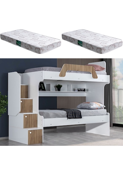Ranza, Inci 2li Ranza - Ceviz 2 Adet Comfort Yatak 90 x 190 CM Ranza, Inci 2li Ranza - Ceviz 2 Adet Comfort Yatak 90 x 190 CM