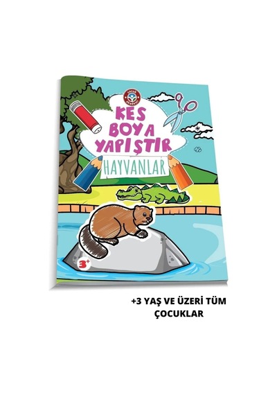 Çocuk Akademi Kes Boya Yapıştır - Hayvanlar