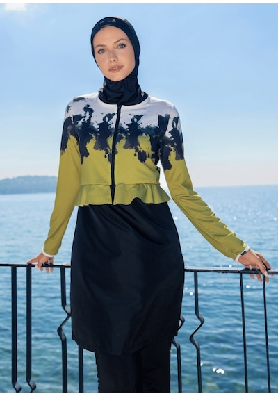 Mayovera Tesettür Mayo - Batik Siyah
