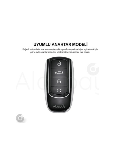 Chery Tiggo 8 Pro Max Tiggo 7 Pro Max Omoda 5 Pro & Jaecoo Parlak Tpu Anahtar Kılıfı Rose