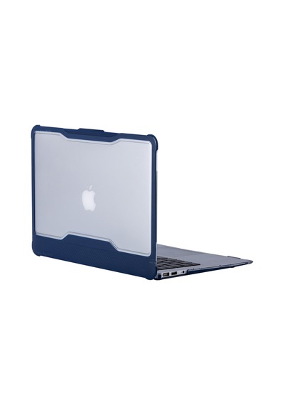 Apple Uyumlu MacBook Air Kılıf Hardcase A1369 A1466 İle Kılıf Outdoorhf Siyah