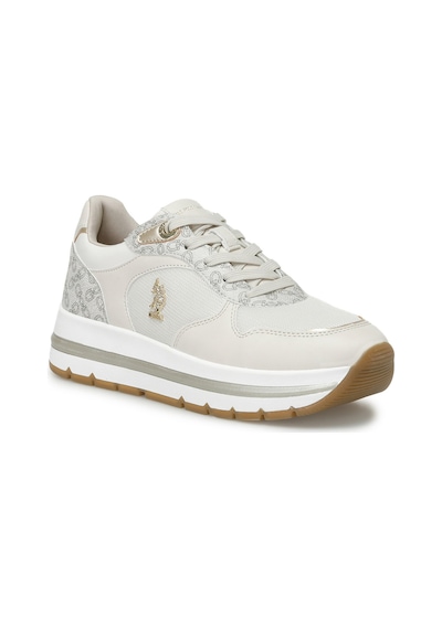 U.s. Polo Assn. Shery 4fx Bej Kadın Spor Ayakkabı 000000000101532624 Bej