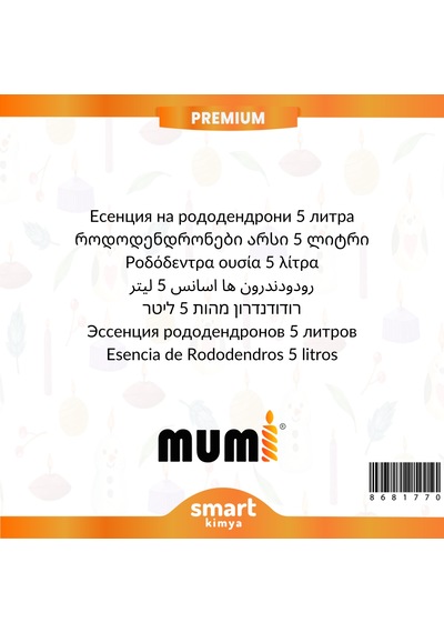 Premium Orman Gülleri Mum Esansı 5 Litre Şeffaf