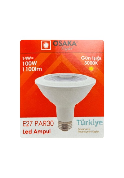 Osaka 14w 100w Eşdeğeri Sarı Işık 3000k E27 Duylu Led Par30 Ampul Diğer