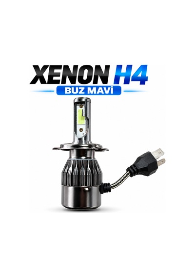 Hyundai Accent Xenon H4 Buz Mavi Led Far Ampulü 12v - 2 Adet Yüksek Aydınlatma Kolay Montaj