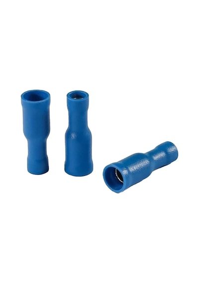 Powermaster Pm-39054 1,5-2,5mm2 Kesit 24x7x5mm Soket Mavi İzoleli Kablo Pabucu 100'lü Paket