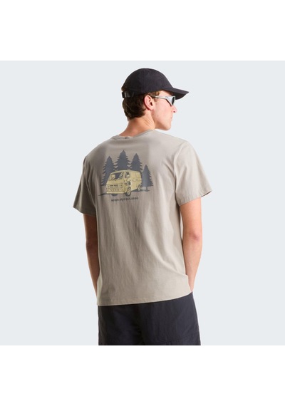 The North Face M Van Lıfe Relaxed Short Sleeve Tee-grap Erkek Tişört Nf0a8gqn2mb1 Gri