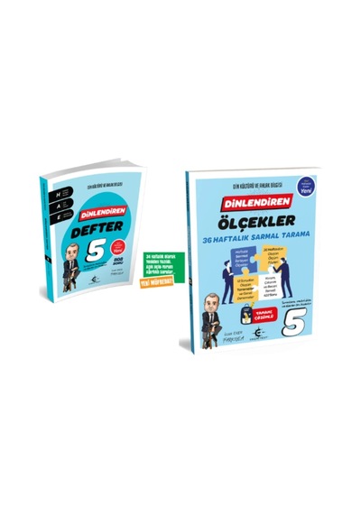 Arı Yayıncılık 5. Sınıf Dinlendiren Defter Ve Ölçekler 36 Haftalık Sarmal Tarama