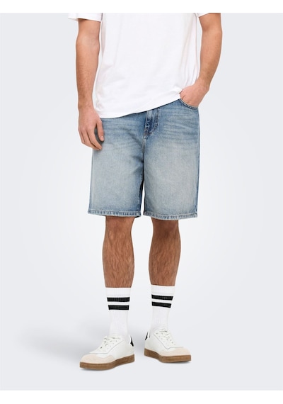 Only & Sons Onsfade Mb Tınt 9085 Taı Dnm Shorts Noos Erkek Mavi Şort - 22029085 Mavi