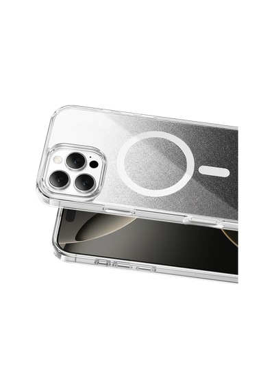 Onegif - 91 - Apple İphone 16 Pro Max Sora Simli Magsafe Kapak - Glblseme - - Siyah Sıyah