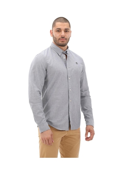 Timberland B0a6gpnb681-r Oxford Shirt Erkek G&amp Ouml Mlek Gri-2810 Gri