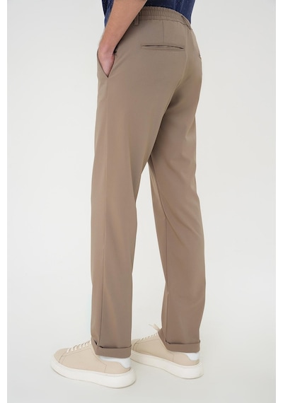 Efor Comfort Fit Beli Lastikli Bej Jogger Pantolon P 1185 Bej