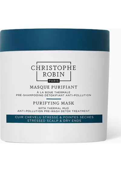 Christophe Robin Termal Çamurlu Arındırıcı Maske 250 Ml. Saç Derisi Dengeleyici & Besleyici