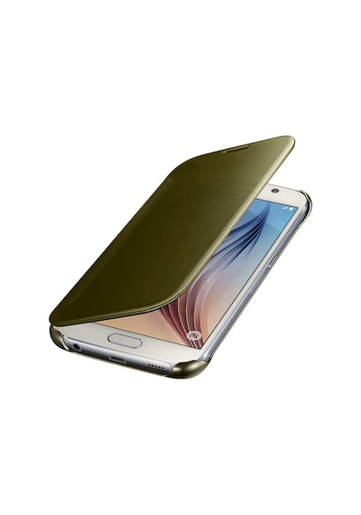 Galaxy S6 İle Uyumlu Clear View Cover Altın Ef-zg920bfegww