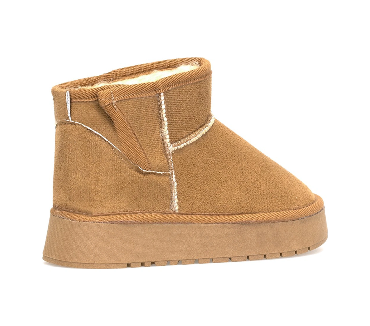 Elit Asnlg2112 Erkek Çocuk Ugg Düz Bot Taba Taba