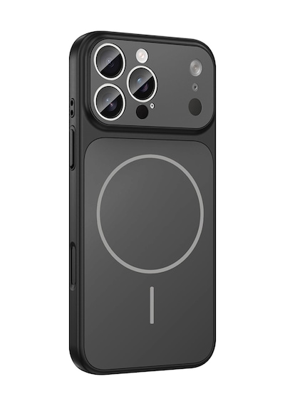 Apple Uyumlu iPhone 14 Pro Max Kılıf M-safe Şarj Özellikli Kamera Korumalı Kapak Ryc / Formen Siyah