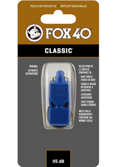 Fox 40 Classic Safety Düdük Mavi 9902-0500 Çok Renkli