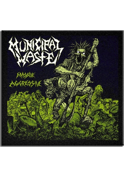 Beam Dijital Municipal Waste Massive Aggressive Albüm Arma Peç Patch Yama