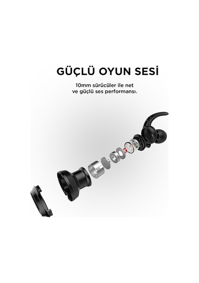 Lexroo Rm-k21 Superb 3,5mm Gaming Siyah Kulak İçi Mikrofonlu Kulaklık