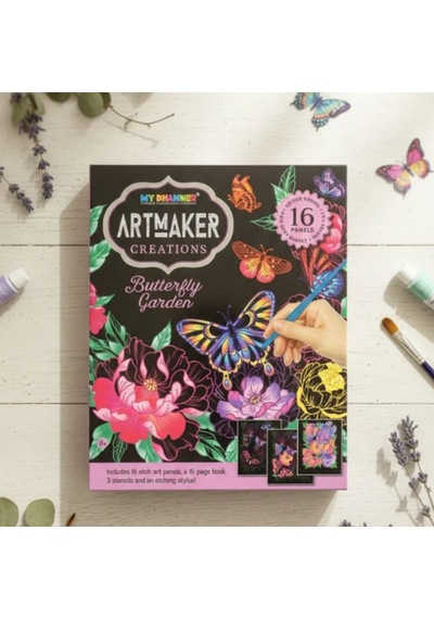 Artmaker Magnificent Mandalas Kazımalı Boyama Seti 16 Panel, Şablon Ve Kalemli Mandala Scratch Art Kit Mor Artmaker Magnificent Mandalas Kazımalı Boyama Seti 16 Panel, Şablon Ve Kalemli Mandala Scratch Art Kit Mor