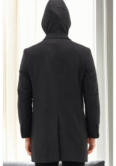 Plt9371 Dewberry Erkek Palto-diagonal Antrasıt Diagonal Antrasıt