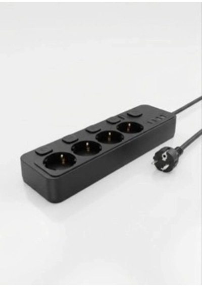 Akım Korumalı 4 Lü Priz 2xusb 2xtype-c Çıkış Yüksek Gerilim Koruma Priz Çoğaltıcı Diğer