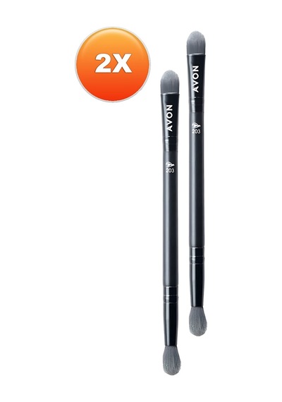 Avon Çift Uçlu Kapatıcı Ve Göz Farı Karıştırma Fırçası İkili Set