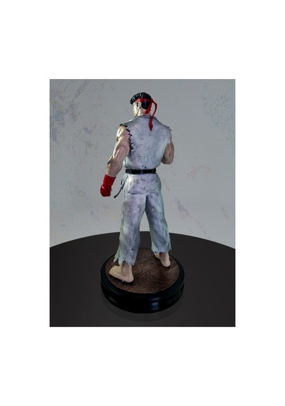 Eselya3d Street Fighter Ryu - Street Fighter Premium Collectibles Figur-ryu Hoshi Figür 25cm-fanart
