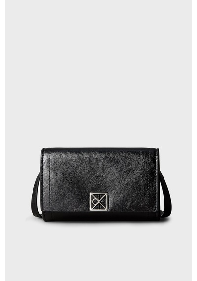 Calvin Klein Logolu Çıkarılabilir Askılı Cüzdan Lv04f1218gub1 Kadın Cüzdan Lv04f1218g Ub1 Siyah SİYAH