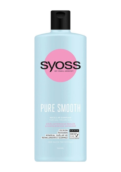 Syoss Pure Smooth Micellar Ağırlaştırmayan Derinlemesine Bakım Şa