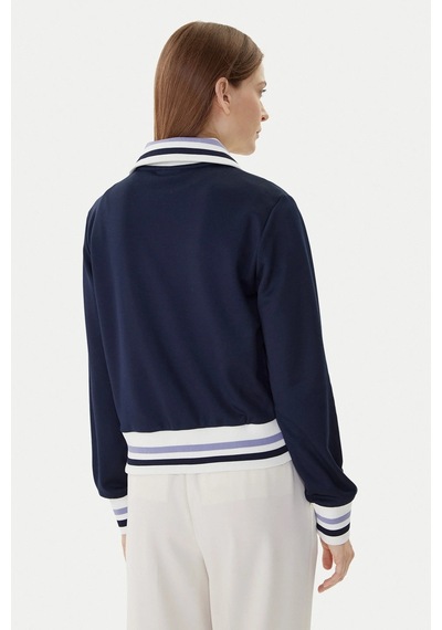 Lacoste Womens Regular Fit Sweatshirt Pamuklu Standart Kesim Kadın Sweatshirt Lacivert