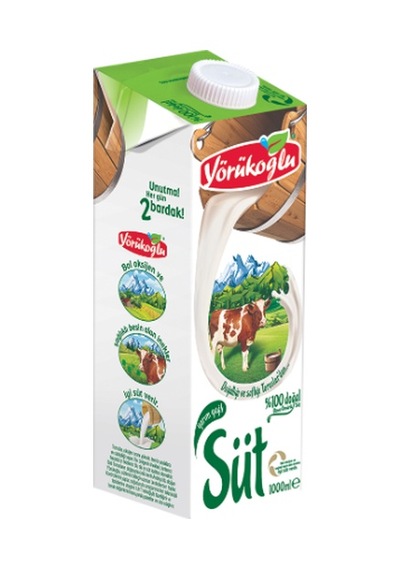 Yörükoğlu Yarım Yağlı Süt 1 L