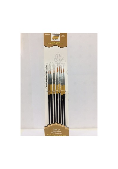 Fırça Professional Artist Brush 7 Li Set Fırça Karışık Karışık