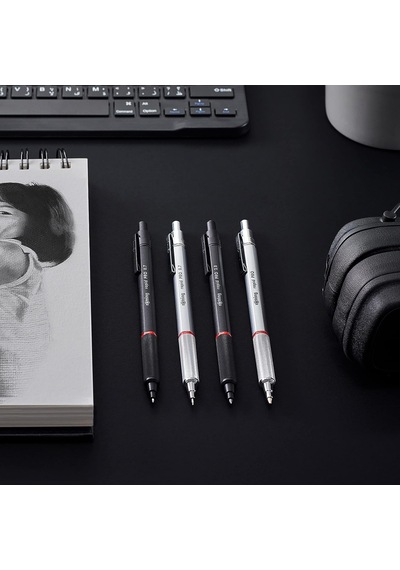 Rotring Rapid Pro Mekanik Kurşun Kalem, Gümüş, 0.7 Mm Diğer