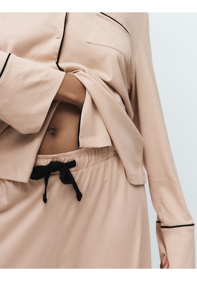 Marks & Spencer Pamuk Modal Karışımlı Pijama Takımı T37002212J Çok Renkli