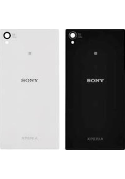 Sony Uyumlu Xperia Z1 Arka Kapak Pil Batarya Kapağı Siyah