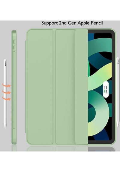 Apple Uyumlu iPad, Air 11inç M2 2024 Kılıf Kalem Bölmeli Smart Case A2902 A2903 A2904
